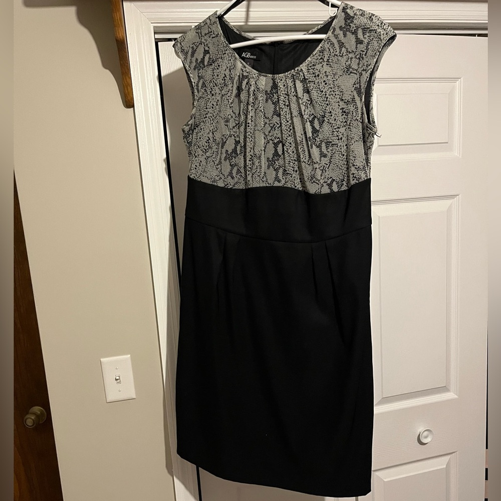 Snake print dress